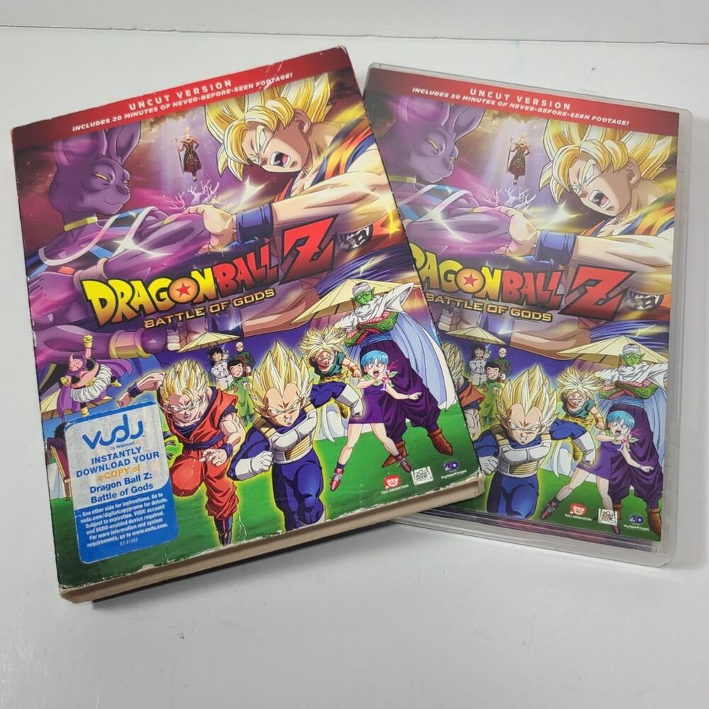Dragon Ball Z: Battle of Gods DVD 2014 Uncut with 20 Minutes New Footage Goku